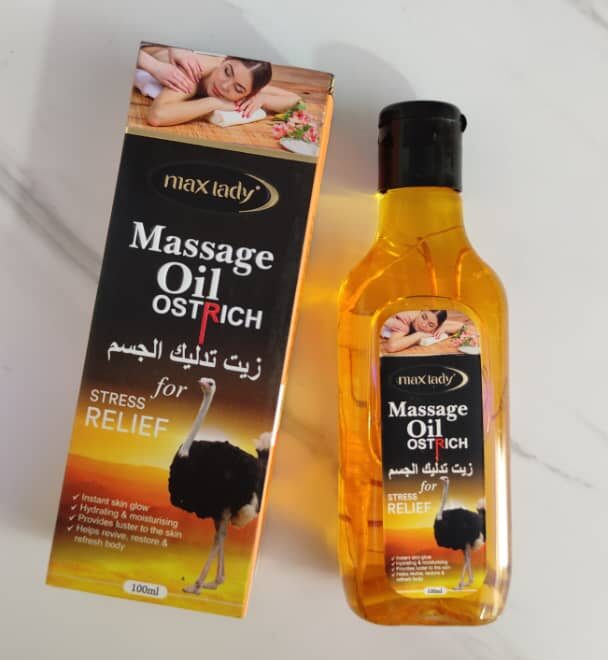 خریدروغن ماساژ شترمرغ بدن اورجینال