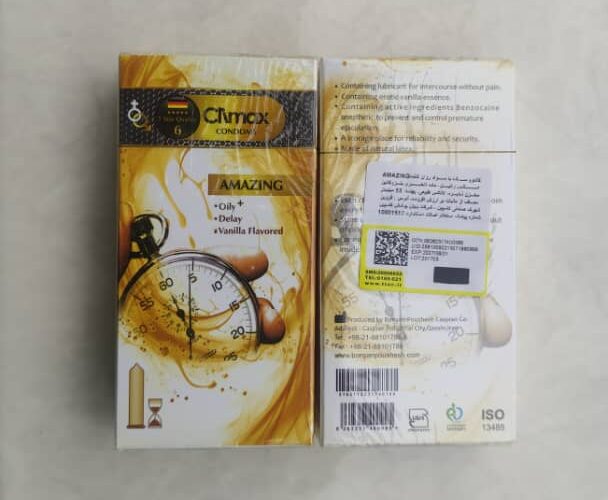 کاندوم تاخیری کلایمکس مدل Amazing 12 بسته 12 عددی